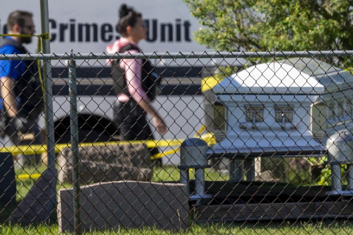 Etats-Unis : cinq personnes blessées lors d’une fusillade dans un cimetière